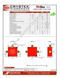 CRBV55BE-1220-2250 Datasheet Cover