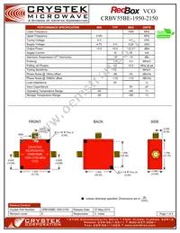 CRBV55BE-1950-2150 Datasheet Cover