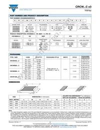 CRCW12067R15FKECC Datasheet Page 2