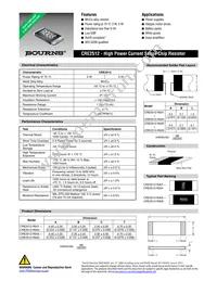 CRE2512-FZ-R009E-3 Datasheet Cover