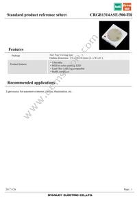 CRGB1314ASE-500-TR Datasheet Cover