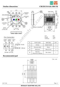 CRGB1314ASE-500-TR Datasheet Page 2