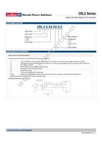 CRL2S1205SC Datasheet Page 3
