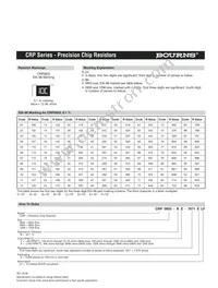 CRP0805-BZ-2211ELF Datasheet Page 3