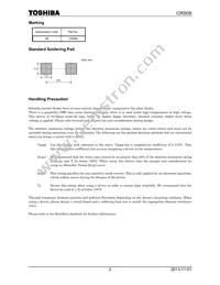 CRS08(TE85L) Datasheet Page 2