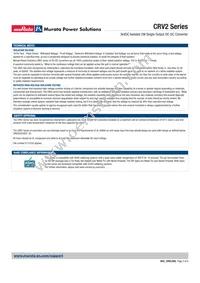 CRV2S0505SC Datasheet Page 2