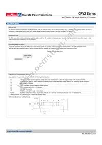CRV2S0505SC Datasheet Page 3