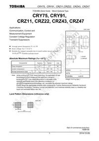 CRY91(TE85L Datasheet Cover