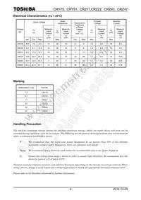 CRY91(TE85L Datasheet Page 2