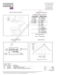 CS-043-048.0M Datasheet Page 2