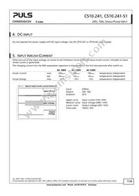 CS10.241-S1 Datasheet Page 7