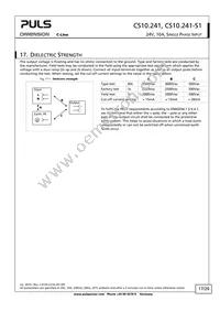 CS10.241-S1 Datasheet Page 17