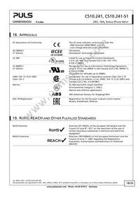 CS10.241-S1 Datasheet Page 18