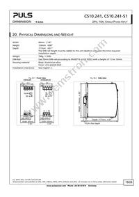 CS10.241-S1 Datasheet Page 19