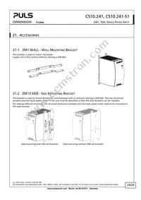 CS10.241-S1 Datasheet Page 20