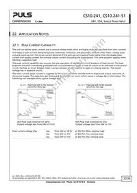 CS10.241-S1 Datasheet Page 22