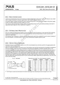 CS10.241-S1 Datasheet Page 23