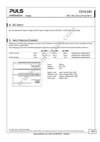 CS10.242 Datasheet Page 6