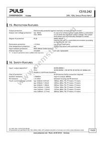 CS10.242 Datasheet Page 15