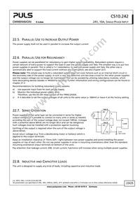 CS10.242 Datasheet Page 23