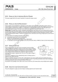 CS10.243 Datasheet Page 23