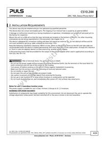 CS10.244 Datasheet Page 4