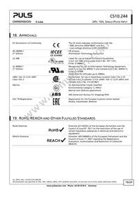 CS10.244 Datasheet Page 16