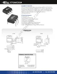 CS124TR Datasheet Cover