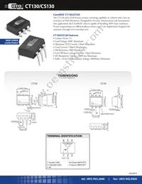 CS130 Datasheet Cover