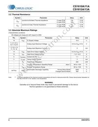CS1610A-FSZR Datasheet Page 6