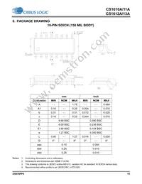 CS1610A-FSZR Datasheet Page 15