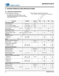 CS1613-FSZR Datasheet Page 4