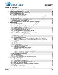 CS2000P-DZZ Datasheet Page 2