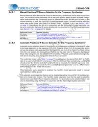 CS2000P-DZZ Datasheet Page 16