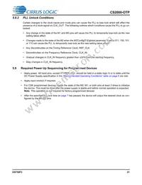 CS2000P-DZZ Datasheet Page 21