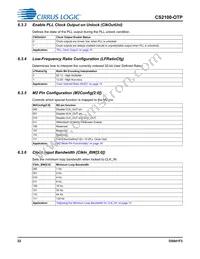 CS2100P-DZZ Datasheet Page 22