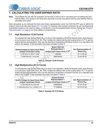 CS2100P-DZZ Datasheet Page 23