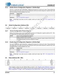 CS2200CP-DZZ Datasheet Page 21