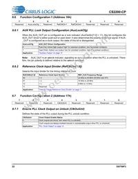 CS2200CP-DZZ Datasheet Page 22