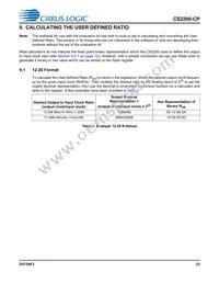 CS2200CP-DZZ Datasheet Page 23