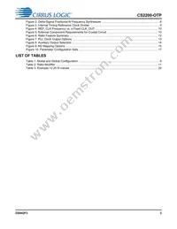 CS2200P-DZZ Datasheet Page 3