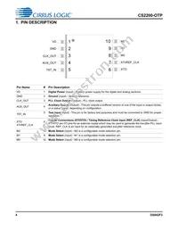 CS2200P-DZZ Datasheet Page 4