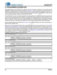 CS2200P-DZZ Datasheet Page 20