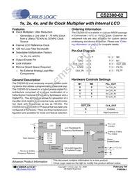 CS230002-CZZR Datasheet Cover