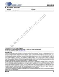 CS230002-CZZR Datasheet Page 3