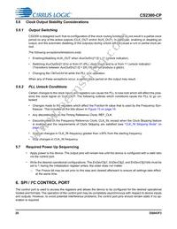 CS2300CP-DZZ Datasheet Page 20