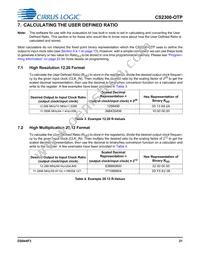 CS2300P-DZZ Datasheet Page 21