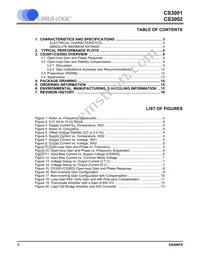 CS3001-ISZR Datasheet Page 2