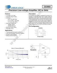 CS3002-ISZ Datasheet Cover