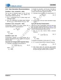 CS3002-ISZ Datasheet Page 11